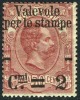 Italy #60 Mint Hinged 2c On 50c Surcharge From 1890 - Ungebraucht