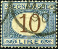 Italy J19 XF Used 10l Blue & Brown Postage Due From 1903 - Taxe