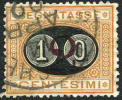 Italy J25 Used 10c On 2c Postage Due From 1890-91 - Portomarken