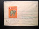 Cover From USSR, Animal Fauna International Red Book, African Elephant - Elefanten