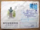 Cover Sent From Russia To Lithuania, USSR, Registered Pervomaysk, Monument - Cartas & Documentos