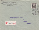 Montenez - Belgique - Lettre Recommandée De 1922 ° - Expédié Vers La Suisse - Storia Postale