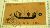 Cyprus 1966 Painting Of An Ancient Ship 15m - Used - Cyprus (...-1960)
