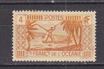 M4696 - COLONIES FRANCAISES OCEANIE Yv N°87 ** - Unused Stamps