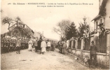 EN  ALSACE . MONTREUX VIEUX  (68) Arrivée Du Président De La République . Les Troupes Rendent Les Honneurs - Sonstige & Ohne Zuordnung