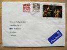 Cover Sent From Denmark To Lithuania, Art Painting, Danmark-norge-sverige - Storia Postale
