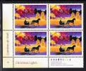 Canada MNH Scott #1922 Lower Left Plate Block 47c Sleigh Ride - Christmas - Numeri Di Tavola E Bordi Di Foglio