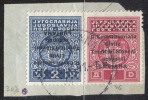 SLOVENIA - LUBIANA - PORTO - R.COMMISSARIATO SOPRASTAMPA CAPOVOLTA - 2 D + Normale 1 D - Sassone # 8b - 1941 - ATEST - Duitse Bez.: Ljubljana