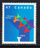 Canada MNH Scott #1925 47c YMCA In Canada 150 Years - Ungebraucht