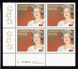 Canada MNH Scott #1932 Lower Left Plate Block 48c Queen Elizabeth II Golden Jubilee - Num. Planches & Inscriptions Marge