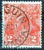 Australia 1926 King George V 2d Red Small Multiple Wmk - PENGUIN TASMANIA PM - Gebraucht