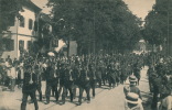 SUISSE -GUERRE 1914-18 -Colonne Sanitaire Française Qui était Prisonnière En Allemagne Traverse La Suisse.Edit. à ZÜRICH - Avers