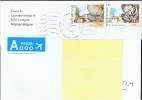 B Belgien 2003 Mi 3219 Und RUS 2003 Mi 1086 Brief - Cartas & Documentos