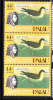 Palau 1985 Audubon Birds Block Of 3 MNH - Palau