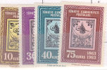 TURQUIE  N° 1634/1637 CENTENAIRE DU TIMBRE TURC** - Unused Stamps