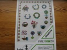 Intermezzo Créations  Fleurs Et Courones Motifs Sur   Grilles  En Couleur - Cross Stitch