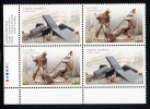 Canada MNH Scott #1955a Lower Left Plate Block 48c Sculptors - Plate Number & Inscriptions