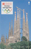 TC JAPON / 110-011 - JEUX OLYMPIQUES BARCELONE 1992 / SAGRADA FAMILIA / GAUDI - OLYMPIC GAMES SPAIN JAPAN Sport - 179 - Olympische Spelen