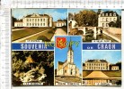 CRAON - Souvenir -  5 Vues : Le Château - Le Vieux Pont - L'Ile De Beauté - L'Eglise St Nicolas - Le Château - Craon