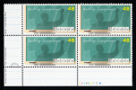 Canada MNH Scott #1961 Lower Left Plate Block 48c United Nations Teacher´s Day - Plattennummern & Inschriften