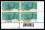 Canada MNH Scott #1961 Lower Right Plate Block 48c United Nations Teacher´s Day - With UPC Barcode - Num. Planches & Inscriptions Marge