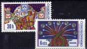 Expo BRNO 1974 CSSR 2209/0 ** 2€ Globus Feuerwerk Sammler-Gruppe Zur BMA Brünn Emblem Philatelic Set Of Tschechoslowakei - Unused Stamps