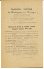 Brochure De 1942-43 Fédération Française De L'enseignement Ménager. - Learning Cards