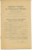Brochure De 1942-43 Fédération Française De L'enseignement Ménager. - Fiches Didactiques