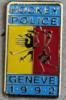 POLICE DE GENEVE - SUISSE - EQUIPE DE HOCKEY SUR GLACE 1992 - POLIZEI - GENF - SCHWEIZ - GINEVRA - SVIZZERA - ICE-(BLEU) - Police