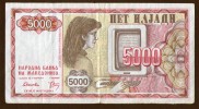 Macedonia, 5000 Denari,1992,see Scan - North Macedonia