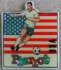 WORLD CUP SOCCER - COUPE DU MONDE DE FOOTBALL EQUIPE DES USA - PIERROT SPONSOR - DRAPEAU-FLAG    (BLEU) - Football