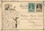 487/19 -  Entier Carte Illustrée Elisabeth Bandeau + TP Dito LIEGE 1932 - Geïllustreerde Briefkaarten (1971-2014) [BK]
