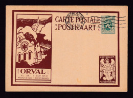 500/19 -  Entier Carte Illustrée Orval Avec Ange - ANTWERPEN 1929 - Cartoline Illustrate (1971-2014) [BK]