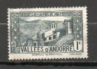 ANDORRE 1c Gris Noir 1932-33 N°24 - Neufs