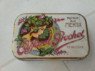 Alt103 Scatola In Latta Per Pastiglie Alla Menta, Caffarel, Prochet, Torino, Vintage | Sweeties Metal Box - Cajas