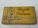 Alt102 Scatola In Latta Per Biscotti Plasmon, Vintage Anni ´50 | Biscuit Metal Box, Biscottes, Milano - Boxes