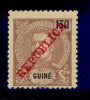 ! ! Portuguese Guinea - 1911 D. Carlos 130 R - Af. 108 - No Gum - Guinea Portuguesa