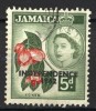 Jamaica 1962, Queen Elizabeth II - Ackee, Overprint: Independence (o), Used - Jamaica (1962-...)