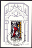 CHRISTMAS - Germany 1977 - Souvenir Sheet Mi. Bl. 15 - First Day Issue Canc. Bonn - Church Window St. Gereon In Köln - Glasses & Stained-Glasses