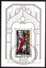 CHRISTMAS - Germany 1977 - Souvenir Sheet Mi. Bl. 15 - First Day Issue Canc. Bonn - Church Window St. Gereon In Köln - Vetri & Vetrate