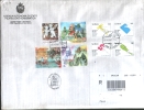 San Marino 2007 Busta FDC Con 100 Bruno Munari- 200 Nascita Garibaldi- 25 Premio Arte Filatelica - Usati