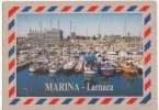 BR8850 Marina Larnaca    2 Scans Bande Blanche Du Scanner - Chypre