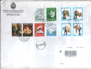 San Marino 2005 Busta FDC Con Omaggio Agli Alpini- Milizia Uniformata- Europa 2005(gastronomia) - Used Stamps