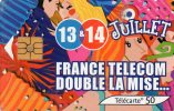 TELECARTE F 1222 - 14 JUILLET 2 - 2002