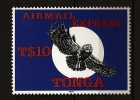 Tonga 1990 N° PA 301 ** Lettre Par Exprès, Pleine Lune, Hibou, Chouette - Tonga (1970-...)