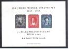 LOT375 ÖSTERREICH 1969 ANK N8 OPERN  NEUDRUCKBLOCK SIEHE ABBILDUNG - Ensayos & Reimpresiones