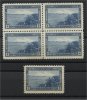 CANADA, 13 CENTS HALIFAX VF MNH BLo4 + Single! - Unused Stamps