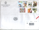 San Marino 2008 Busta FDC Con Palladio Campionati Ciclismo Su Strada A Varese- Artisti - Oblitérés