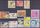 Lote De Sellos Usados / Lot Of Used Stamps  "DEPORTES SPORTS Artes Marciales + Gymnasia Ritmica"   S-1148 - Sin Clasificación