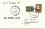 Denmark Flight Cover SAS 25th Years Anniversary Flight Copenhagen - New York 17-9-1971 Sent To Germany - Lettres & Documents